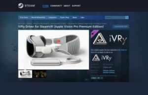 Read more about the article SteamVR Driver for Vision Pro Now in Development, Including VR Controller Support